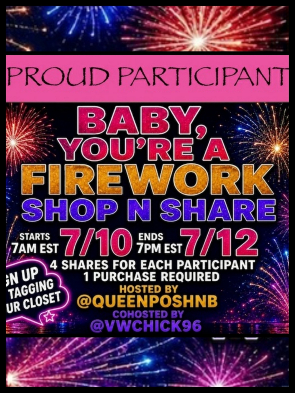 🎆 Shop & Share PARTICIPANT 🎆